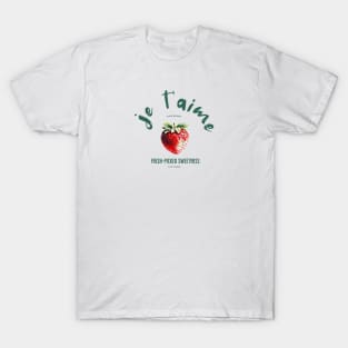 J'Taime Strawberries T-Shirt